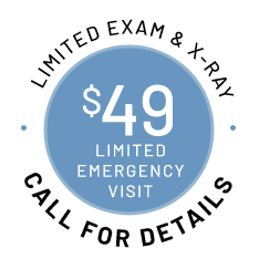 $49 New Patient Dental Visit stamp