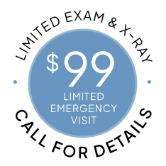 $99 New Patient Dental Visit stamp